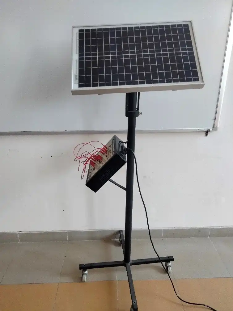 Solar Street Light Set Up